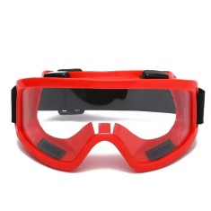 Ochelari Moto Scuter ATV Cross - rosii - lentila transparenta