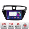 Navigatie Hyundai i20 2015-2018 C-517 Android Octa Core Ecran 2K QLED GPS 4G 4+32GB 360 KIT-517+EDT-E409-2K CarStore Technology