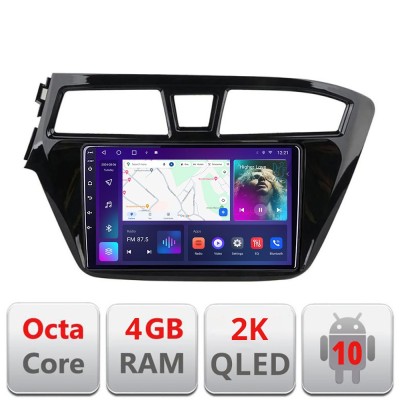 Navigatie Hyundai i20 2015-2018 C-517 Android Octa Core Ecran 2K QLED GPS 4G 4+32GB 360 KIT-517+EDT-E409-2K CarStore Technology foto
