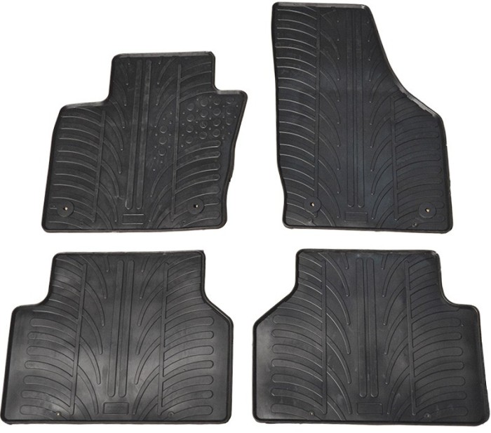 Set covorase auto din cauciuc Audi Q3 (8U) 2011-12.2018, Negru, Gledring, 4 buc. AutoDrive ProParts