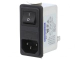 Conector Alimentare AC 2A 250VAC IEC 60320