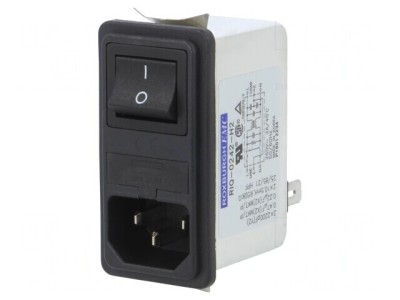 Conector Alimentare AC 2A 250VAC IEC 60320 foto