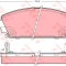 Set placute frana,frana disc HONDA ACCORD VI (CG, CK) (1997 - 2003) TRW GDB3189