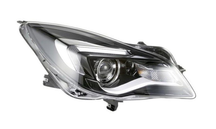 Far Opel Insignia (G09), 11.2013-07.2017, partea Dreapta, cu lumina timp de zi tip LED; HiR2+LED+PY21W; electric; cu motor, DEPO