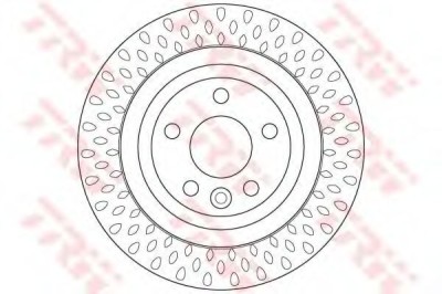 Disc frana VOLVO S80 II (AS) (2006 - 2016) TRW DF6387 foto