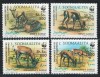 Somalia 1992 Mi 436/39 MNH - WWF: Fauna salbatica pe cale de disparitie, Nestampilat