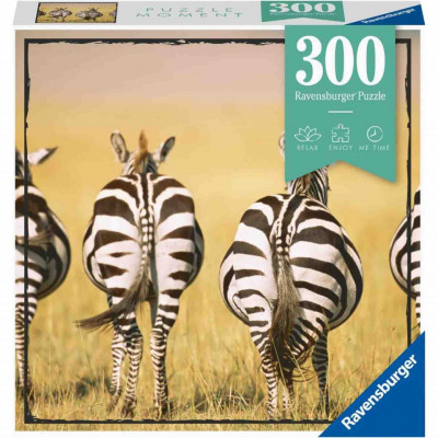 Puzzle Zebre In Savana, 300 Piese foto