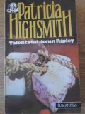 Talentatul Domn Ripley - Patricia Highsmith, Humanitas 1992, Lynx, Romana, 283 pagini, Roman