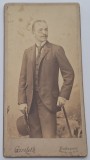 Fotografie de epoca, barbat , studio Goszleth Istv&aacute;n, Budapesta