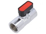 Robinet bilă alamă nichelată 20bar -20&divide;80&deg;C