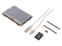 Display TFT 4.3&quot; 480x272 cu Controler FT810 și Microcontroller TM4C123GH6PGEI, Mikromedia Plus for Tiva