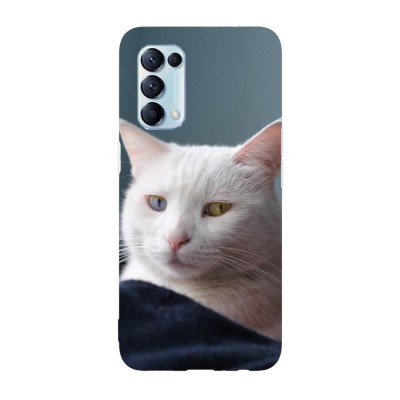 Husa compatibila cu Oppo A76 model Heterochromia cat, Silicon, TPU, Viceversa foto