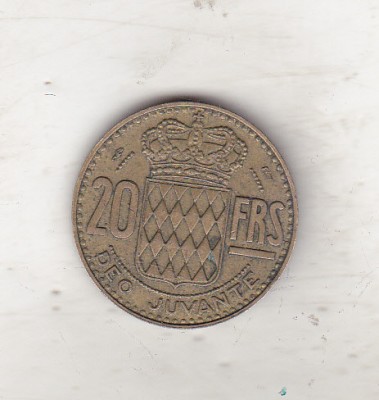 bnk mnd Monaco 20 franci 1951 foto