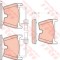 Set placute frana,frana disc AUDI A4 (8EC, B7) (2004 - 2008) TRW GDB1688