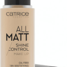 Catrice All Matt Shine Control fond de ten 020N Nude Beige, 30 ml