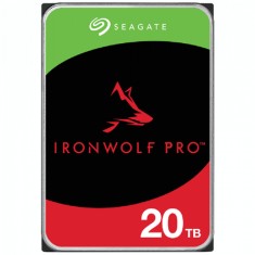 HDD NAS SEAGATE IronWolf Pro 20TB CMR 3.5&quot;, 256MB, SATA 6Gbps, 7200RPM, RV Sensors, Rescue Data Recovery Services 3 ani, TBW: 550TB &quot;ST20000NT001&quot;