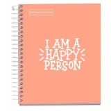 Caiet cu spira Miquelrius Messages, A5, matematica, 100 file, coperta carton dur plastifiat, piersica