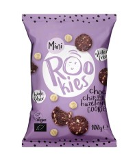 Mini Cookies cu Ciocolata si Alune Eco 100 grame Rookies