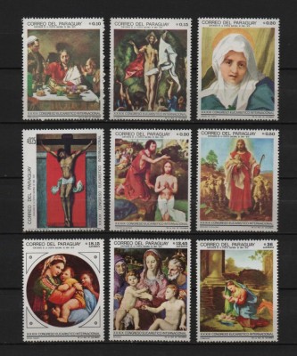 PARAGUAY, PICTURI - SERIE COMPLETĂ MNH foto