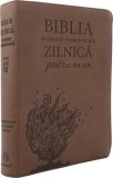 Biblia zilnica in ordine cronologica pentru un an (maro) - Scriptum