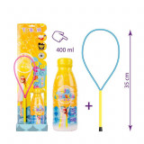 Set pentru Baloane de sapun Cerc cu lichid 400ml Tuban, Ikonka