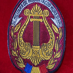 Emblema Scoala Militara de muzica Iacob Muresianu, Patch ecuson armata