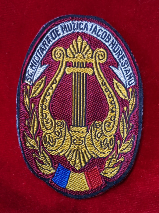 Emblema Scoala Militara de muzica Iacob Muresianu, Patch ecuson armata