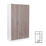 Cumpara ieftin Dulap Miami 120x205 cm stejar York-alb