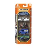 Cumpara ieftin Set 5 masinute metalice Matchbox Mbx - Countryside II, scara 1:64