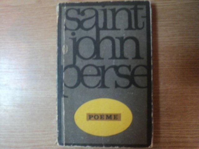 POEME de SAINT JOHN PERSE , Bucuresti 1969