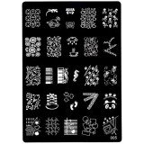Cumpara ieftin Plăcuţă XL de ştampilare pentru unghii, 005, INGINAILS