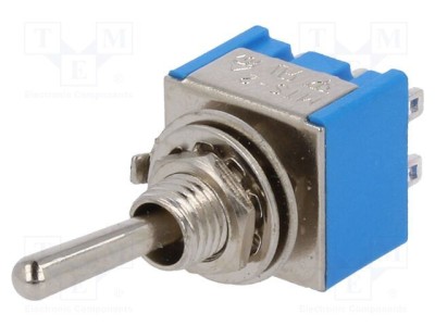 Comutator basculant NINIGI Poz: 3 DP3T ON-OFF-ON 3A/250VAC -25&amp;divide;85&amp;deg;C foto