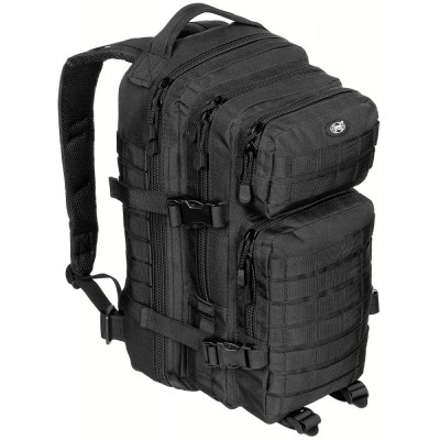 Rucsac modular Assault, 30 litri, multiple buzunare, compatibil sistem hidratare, negru MFH OutsideGear Venture foto