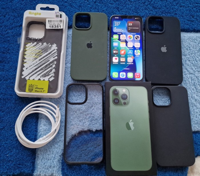 iPhone 13 PRO MAX + Cutie/Huse/Cablu
