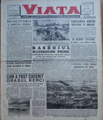 Viata, ziarul de dimineata; director: Rebreanu, 21 Mai 1942, frontul din rasarit foto