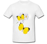Cumpara ieftin Tricou &quot; Fluturi galbeni &quot;