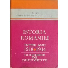 Istoria Romaniei intre anii 1918-1944. Culegere de documente &ndash; Conf. dr. Ioan Scurtu (coord.)