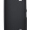Husa tip capac spate neagra (cu puncte) pentru Nokia 300 Asha
