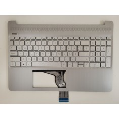 Carcasa superioara cu tastatura palmrest Laptop, HP, 15-DY, 15T-DY, 15-EF, 15S-EQ, 15S-FQ, 15Z-EF, TPN-Q222, L63578-031, L60341-001, EA0P500601, argin
