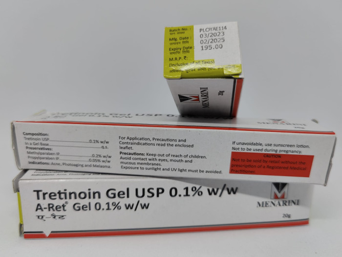A-Ret Menarini Gel USP 0.1% 20gr