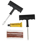 Kit reparatie anvelopa fara camera ( tubeless) , snur vulcanizare cu solutie AutoDrive ProParts