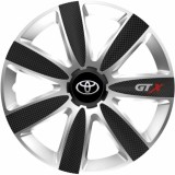 Cumpara ieftin Set 4 Capace Roti GTX Carbon Gri-Negru R14, Pentru Toyota, Autohelix MSA