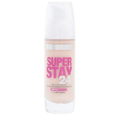 Fond de Ten Rezistent, Maybelline, Superstay 24H, Micro-Flex, SPF19, 005 Light Beige, 30 ml foto