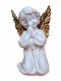 Cumpara ieftin Statueta decorativa, Inger, Alb, 29 cm, DVAN0032-3G