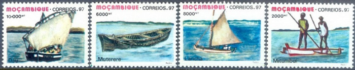 C5103 - Mozambic 1997 - Ambarcatiuni locale 4v.neuzat,perfecta stare