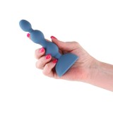 Dop Anal Cu Vibratii Secrets Kai, Albastru, 14 cm