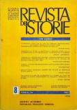 Revista Istorie, Tom 38, Nr. 8, 1985, 88 pagini, 16x24cm, Romana, Stare Buna