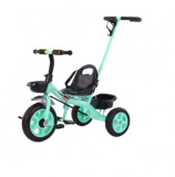 Tricicleta Yuebei cu maner parental - Verde, Oem