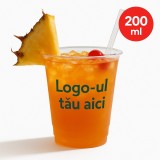 Pahare personalizate din plastic, 200 ml