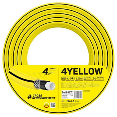 Furtun gradina, Cellfast Yellow, 4 straturi, 3/4&amp;quot;, 50 m GartenVIP DiyLine foto